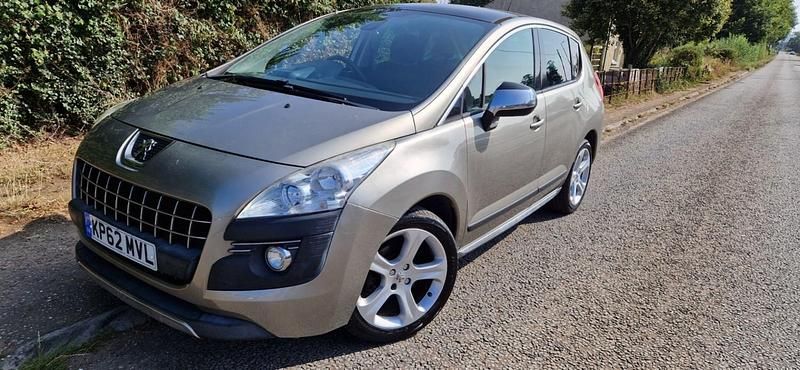 Grey Used 2012 Peugeot 3008 Allure Hatchback | £3,490 (Fair price) - Image 1/4