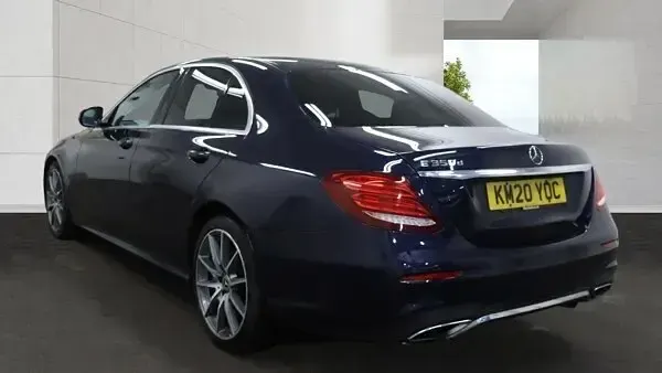Used Mercedes E350 AMG line 2020 Blue Sedan