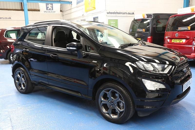Black Used 2018 Ford Ecosport ST-Line SUV | £10,950 (Good price) - Image 1/4
