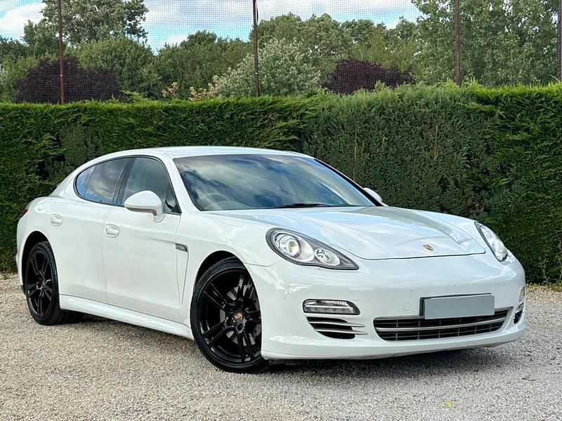 White Used 2013 Porsche Panamera Platinum Edition Sedan | £11,990 (Fair price) - Image 1/4