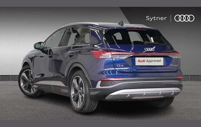Second-hand Audi Q4 e-tron Comfort 150 kW (204 CP) 2022 Albastru SUV