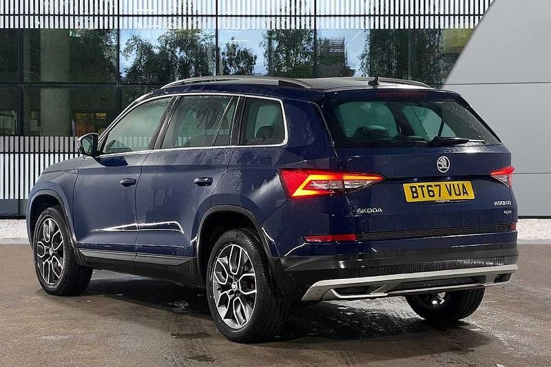 Used Skoda Kodiaq 110 HP (80 kW) 2017 Pacific blue SUV
