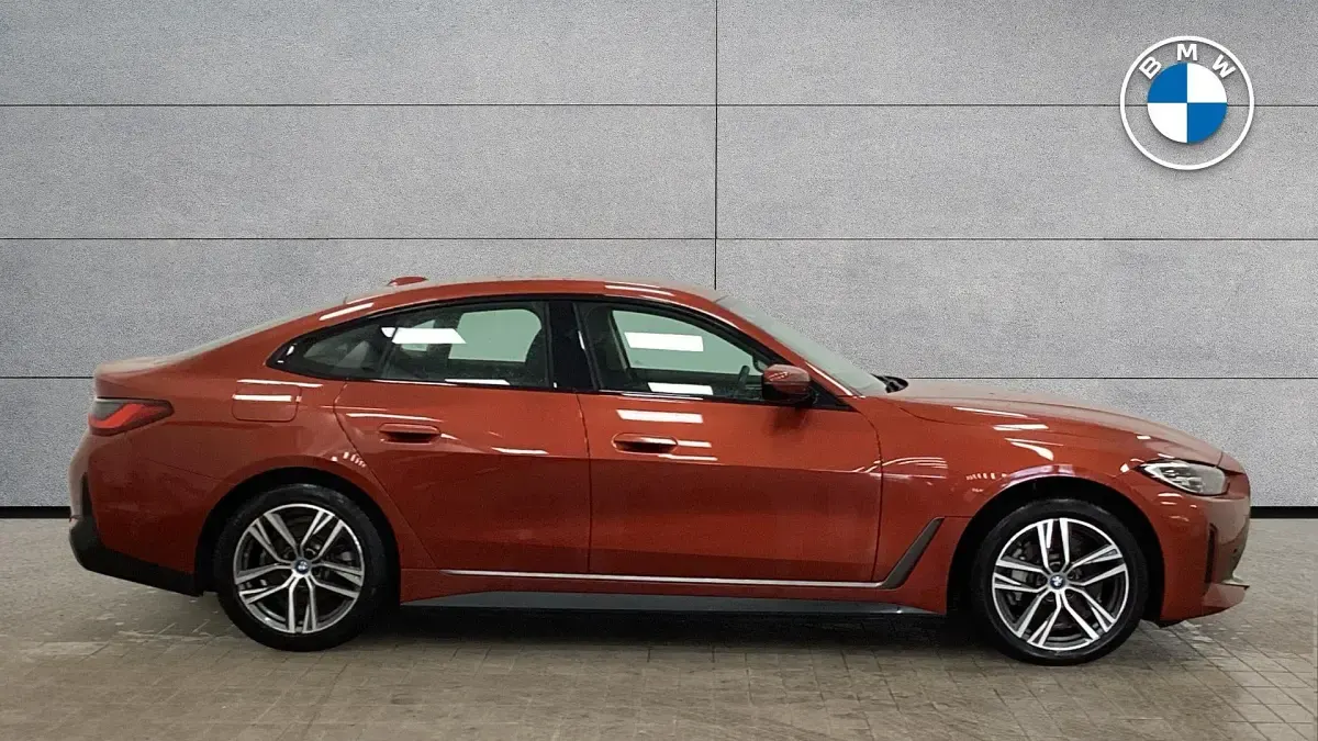 Used BMW i4 Sport Line 246 kW (335 HP) 2023 Orange Sedan