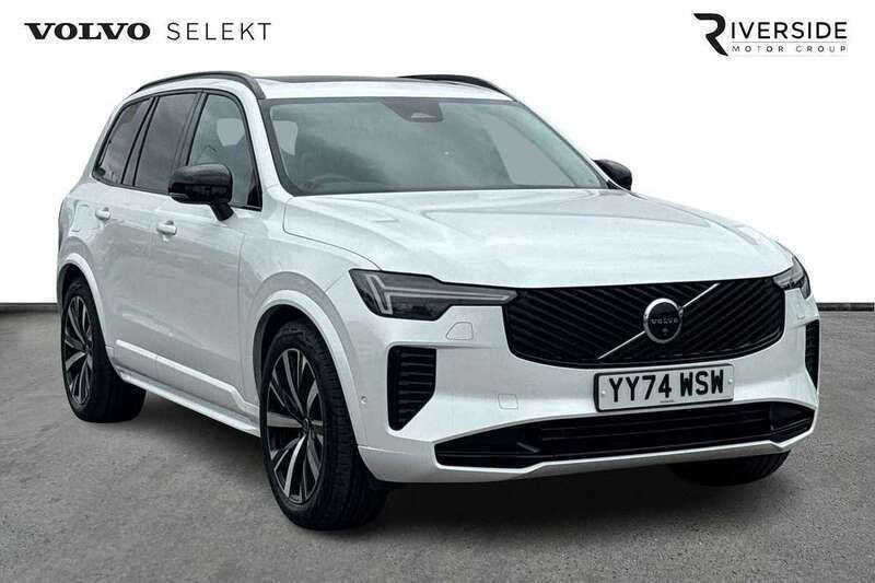 White Used 2024 Volvo XC90 Plus SUV | £54,995 (Expensive) - Image 1/4
