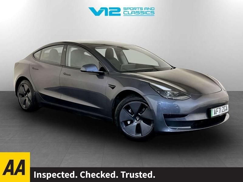 Used Tesla Model 3 Standard Range Plus 366 kW (498 HP) 2021 Grey Sedan