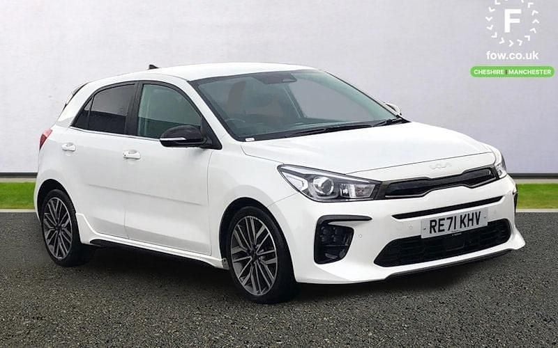 White Used 2021 Kia Rio Advance Hatchback | £16,299 (Expensive) - Image 1/3