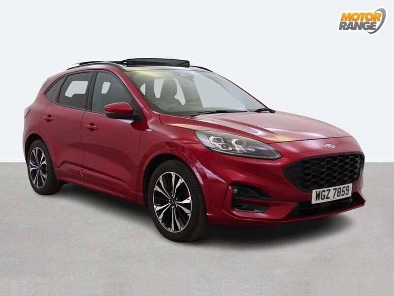 Red Used 2022 Ford Kuga ST-Line X SUV | £19,495 (Good price) - Image 1/4