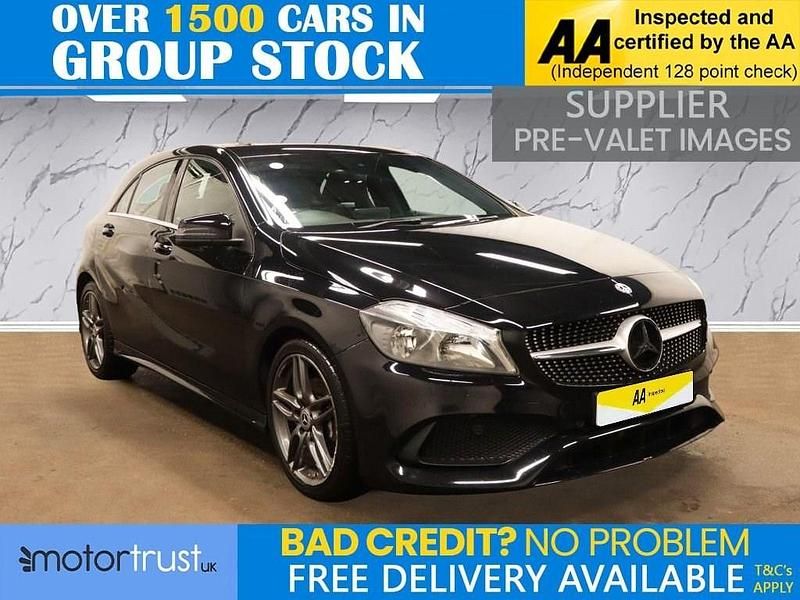 Black Used 2017 Mercedes A200 AMG line Hatchback | £11,995 (Fair price) - Image 1/4