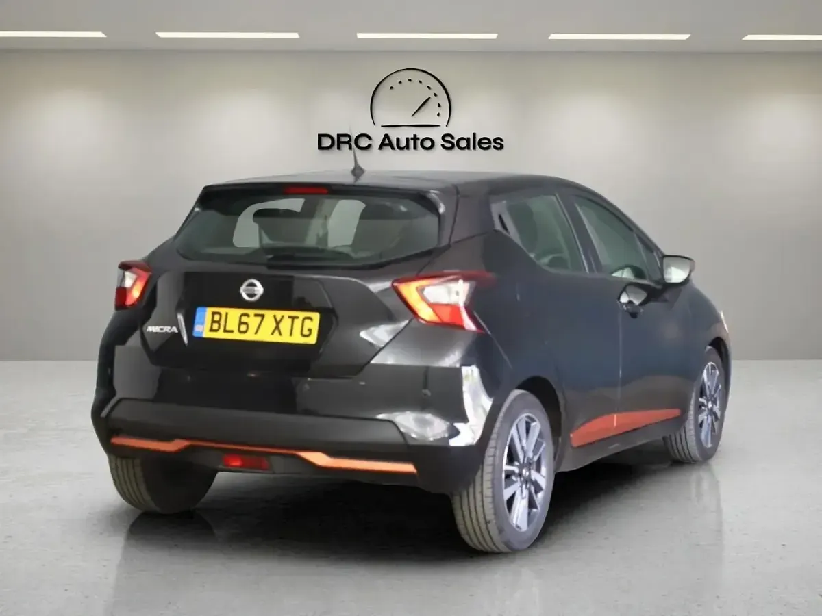 Used Nissan Micra Acenta 71 HP (52 kW) 2018 Black Hatchback