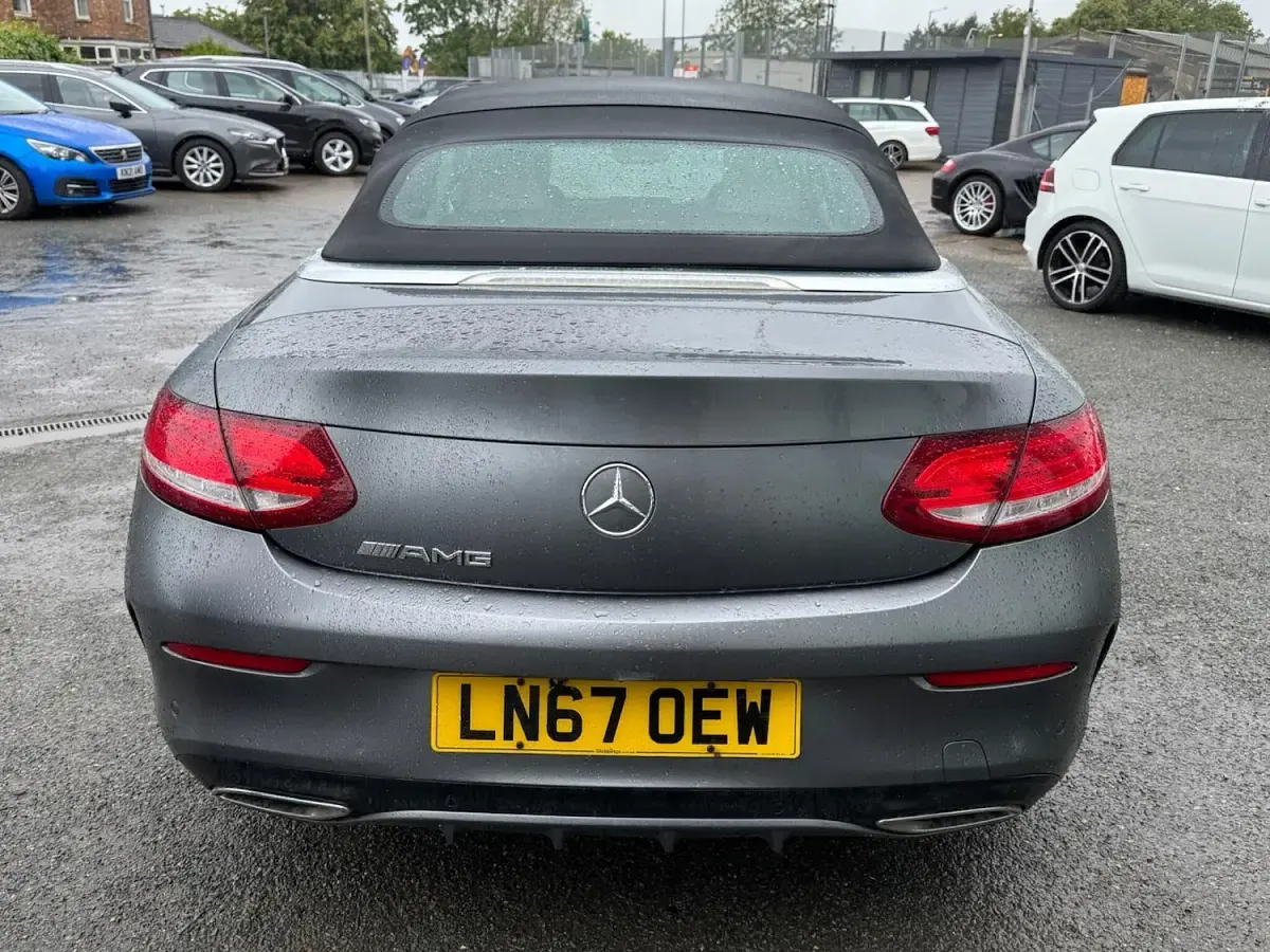 Used Mercedes C220 AMG Line Premium Plus 170 HP (125 kW) 2017 Grey Cabriolet
