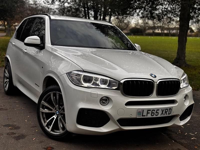 White Used 2015 BMW X5 M Sport SUV | £13,895 (Fair price) - Image 1/4