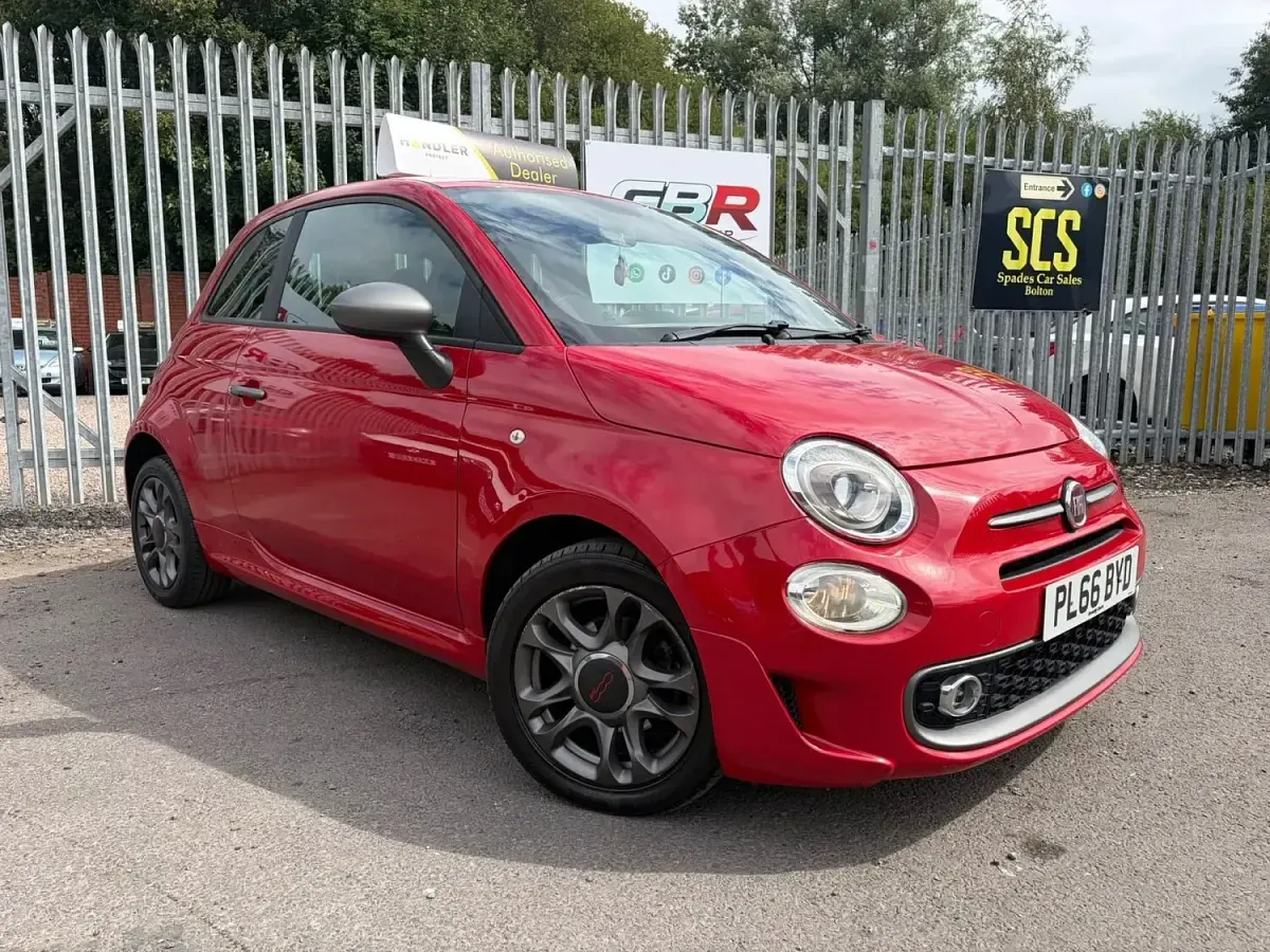 Used Fiat 500 S 69 HP (50 kW) 2016 Red Hatchback