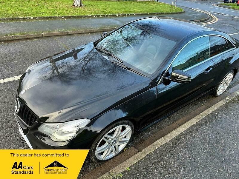 Used Mercedes E250 AMG line 2015 Black Coupe
