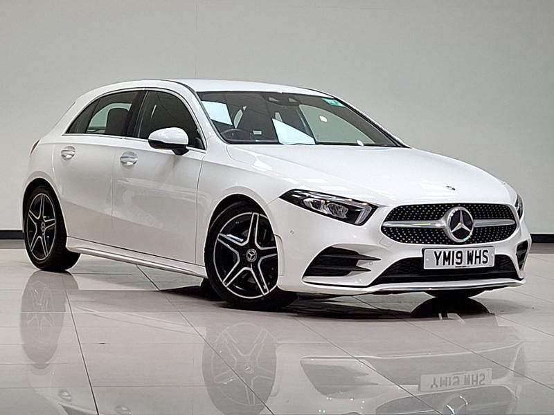 White Used 2019 Mercedes A220 AMG Line Premium Hatchback | £17,498 (Fair price) - Image 1/4