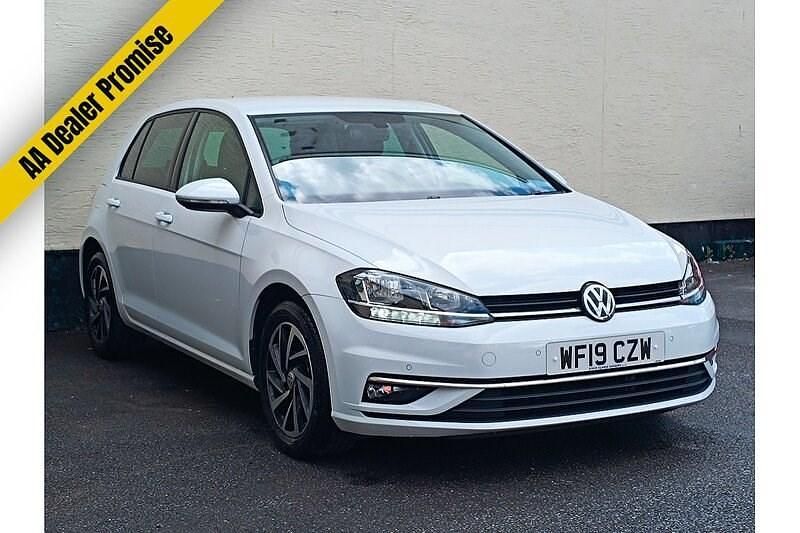 Used VW Golf VII Match 150 HP (110 kW) 2019 White Hatchback