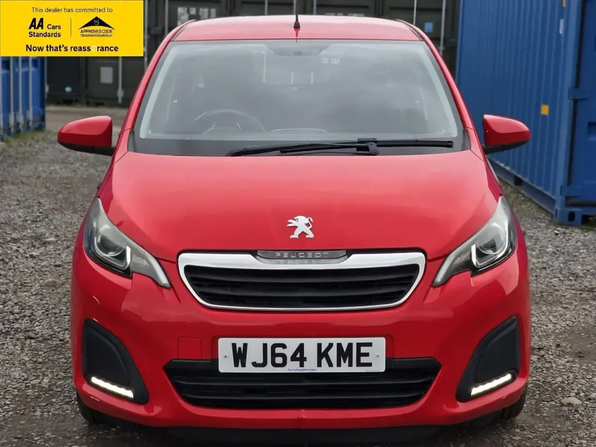 Begagnad Peugeot 108 Active 68 HK (50 kW) 2015 Röd Halvkombi