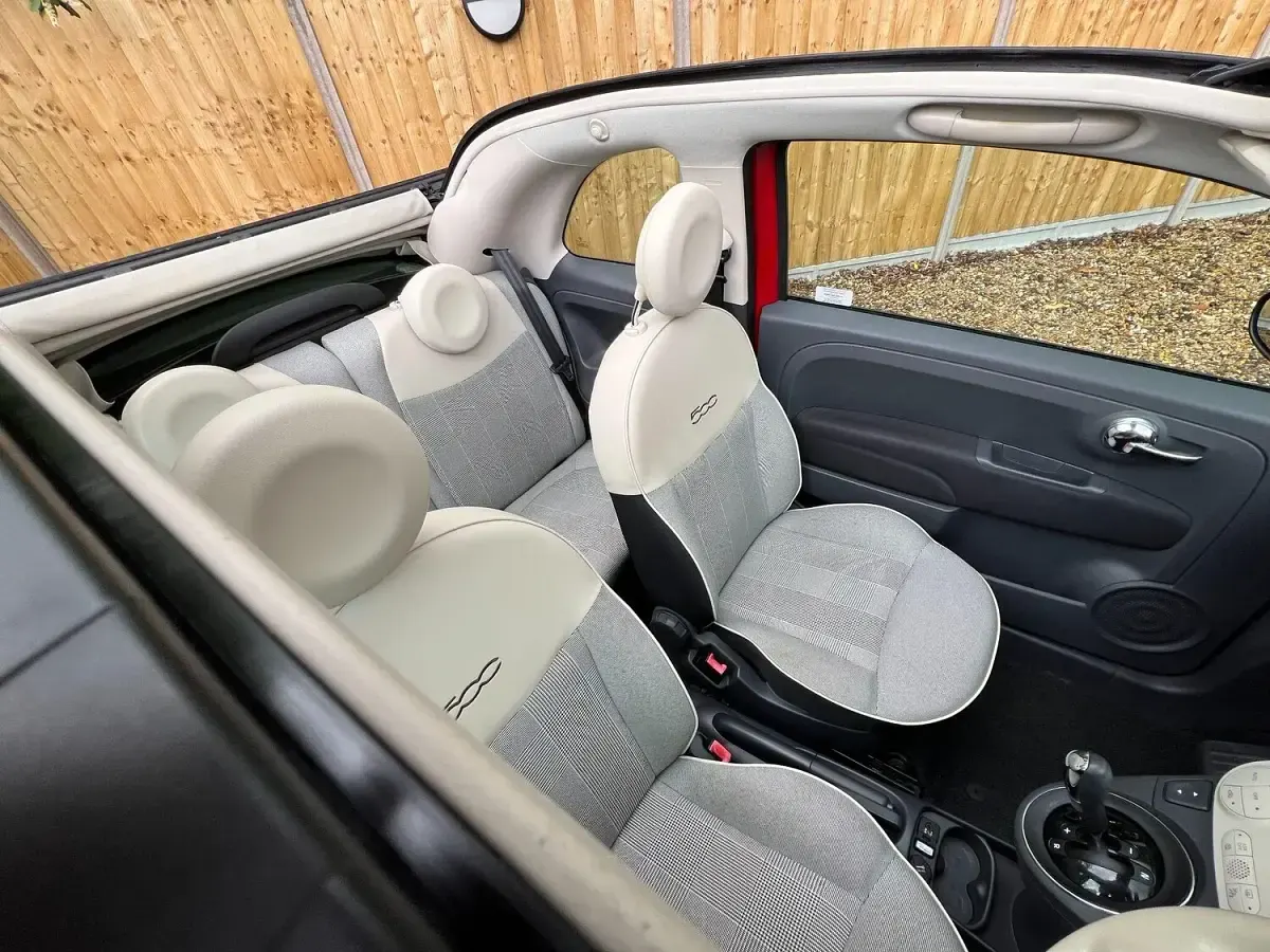 Used Fiat 500C Lounge 2015 Red Cabriolet