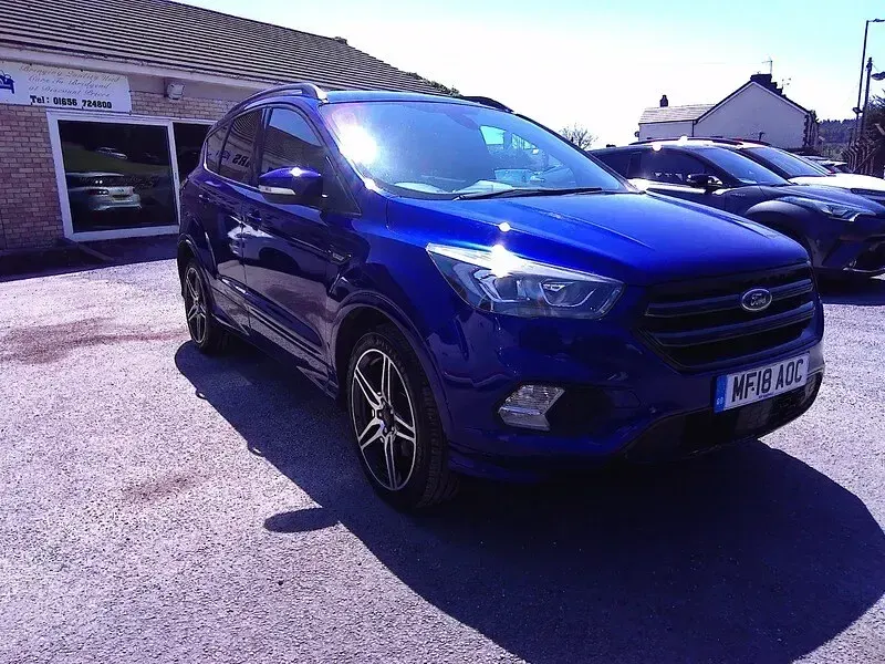 Used Ford Kuga ST-Line 150 HP (110 kW) 2018 Blue SUV