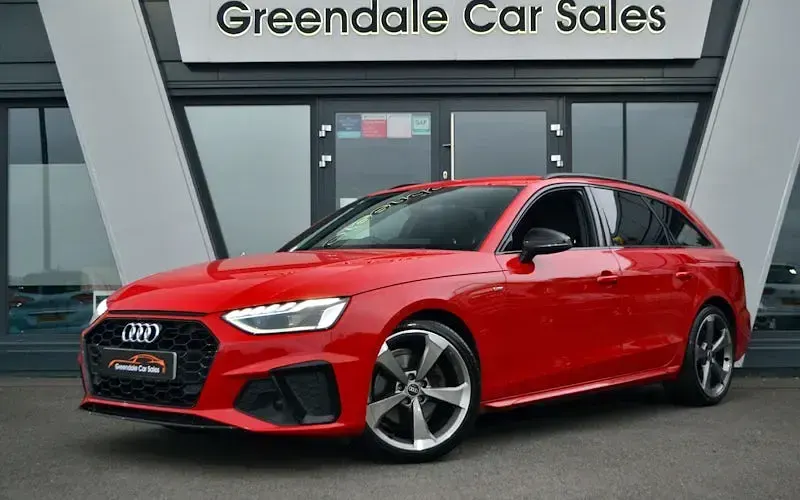 Used Audi A4 Black Edition 150 HP (110 kW) 2021 Red Estate