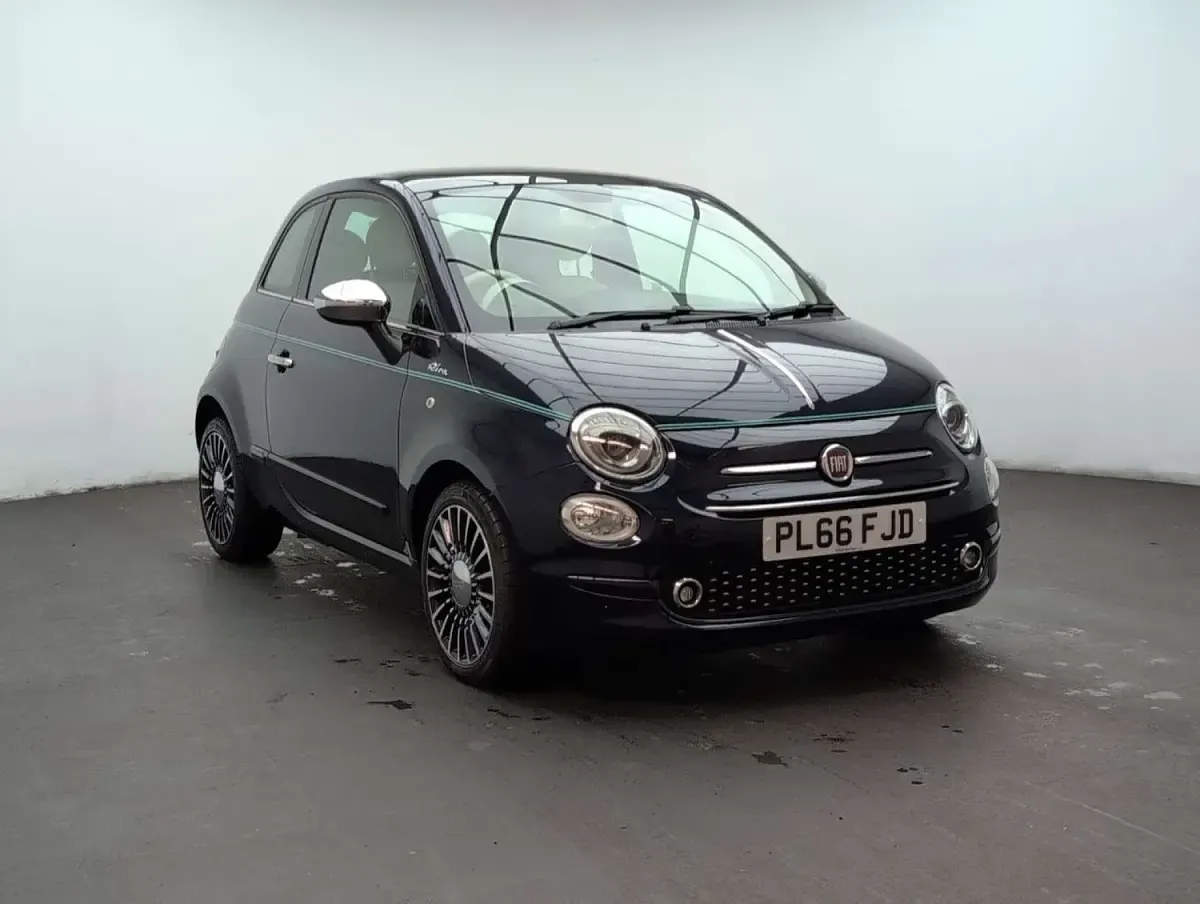 Used Fiat 500 Riva 69 HP (50 kW) 2017 Blue Hatchback