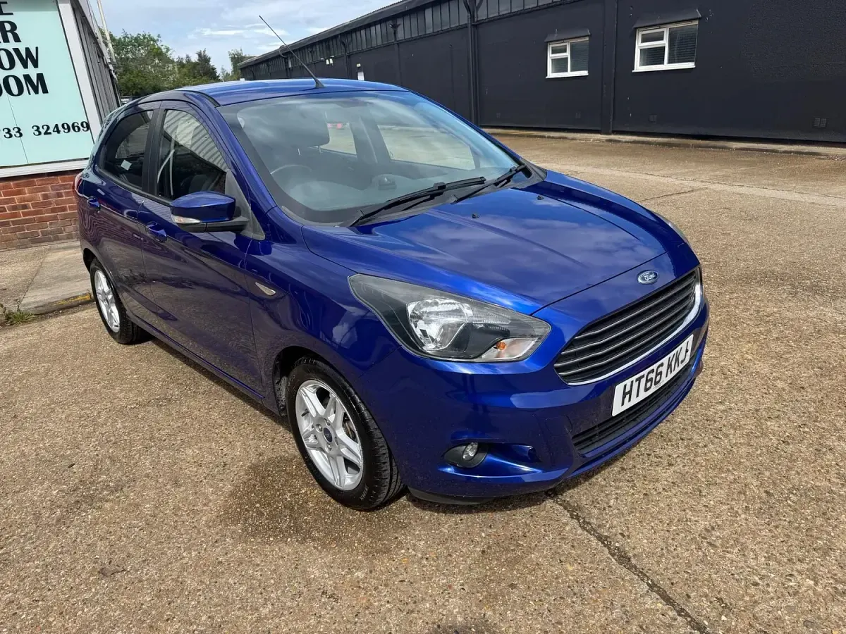 Used Ford Ka Zetec 2017 Blue Sedan