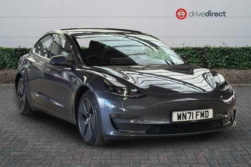 Grey Used 2021 Tesla Model 3 Long Range AWD Sedan | £19,249 (Fair price) - Image 1/4
