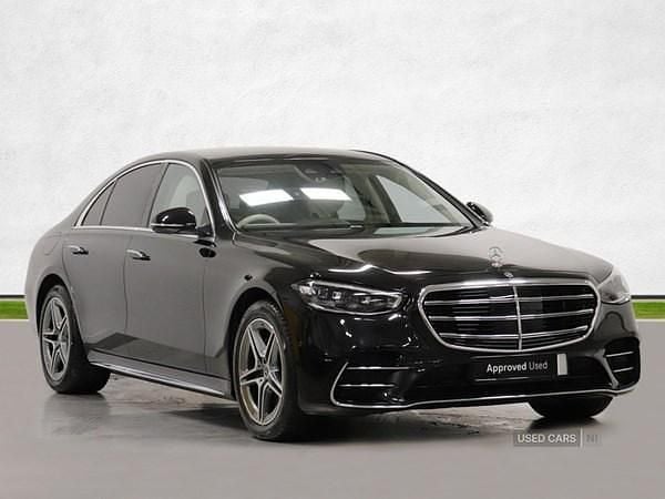 Black Used 2021 Mercedes S350 AMG line Sedan | £58,995 - Image 1/4