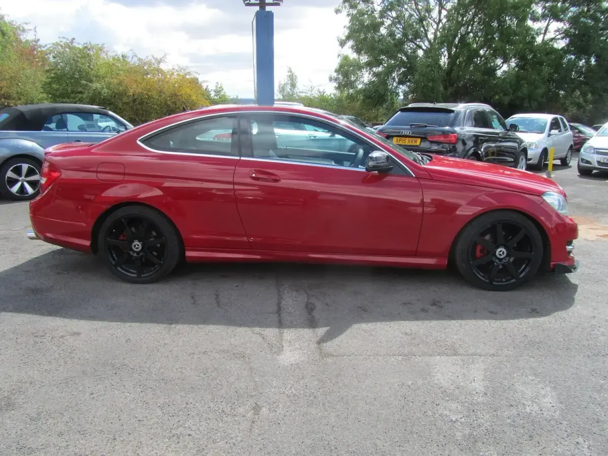 Used Mercedes C220 Sport Edition 2014 Red Coupe
