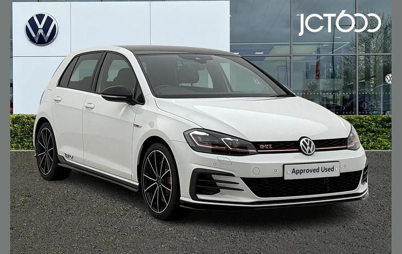 White Used 2019 VW Golf VII GTI Hatchback | £29,985 (Expensive) - Image 1/4