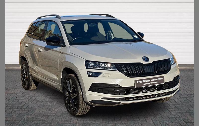 Grey Used 2021 Skoda Karoq SportLine SUV | £22,495 (Fair price) - Image 1/4