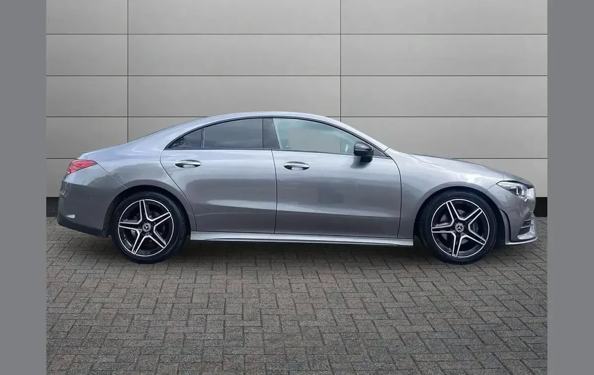 Used Mercedes CLA180 AMG Line Premium 136 HP (100 kW) 2023 Mountain grey Coupe