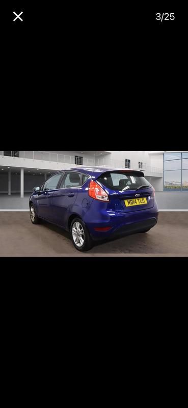 Used Ford Fiesta Zetec 75 HP (55 kW) 2014 Blue Hatchback