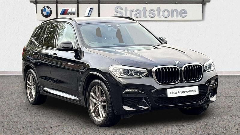 Black Used 2021 BMW X3 M Sport SUV | £28,949 (Good price) - Image 1/3