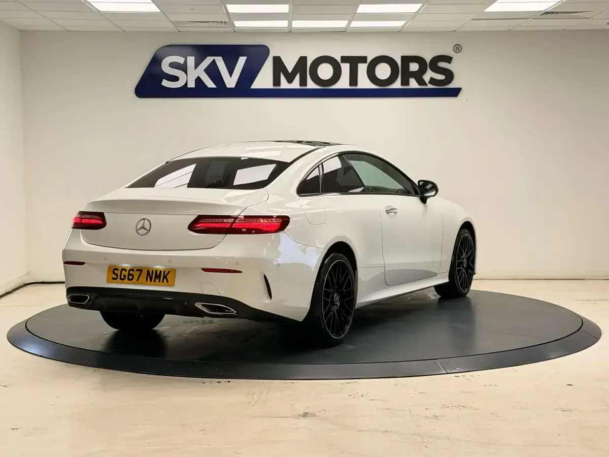 Used Mercedes E400 AMG Line Premium Plus 328 HP (241 kW) 2017 White Coupe