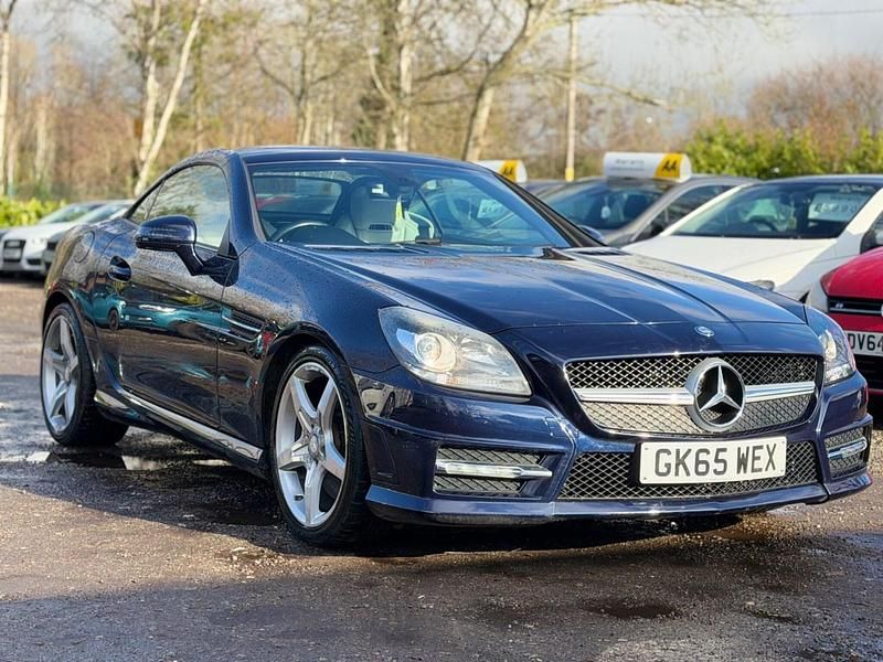 Used Mercedes SLK250 AMG 2015 Blue Cabriolet