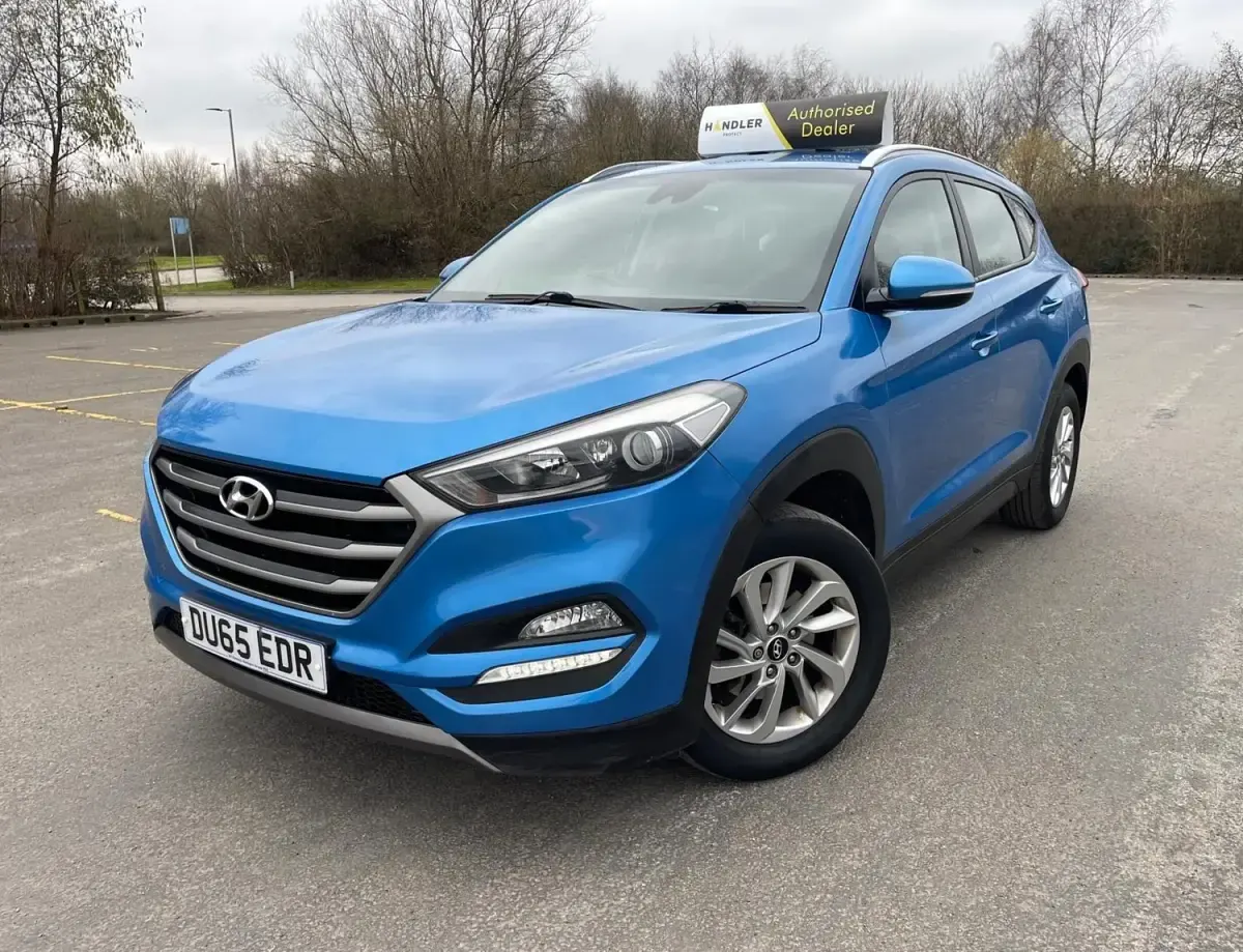 Usado Hyundai Tucson SE 116 HP (85 kW) 2015 Azul SUV
