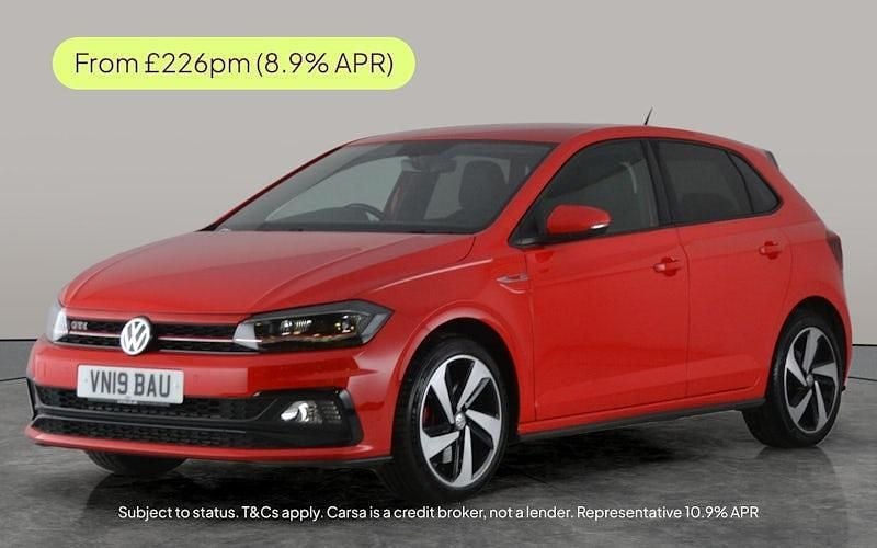 Red Used 2019 VW Polo GTI Hatchback | £13,936 (Good price) - Image 1/3