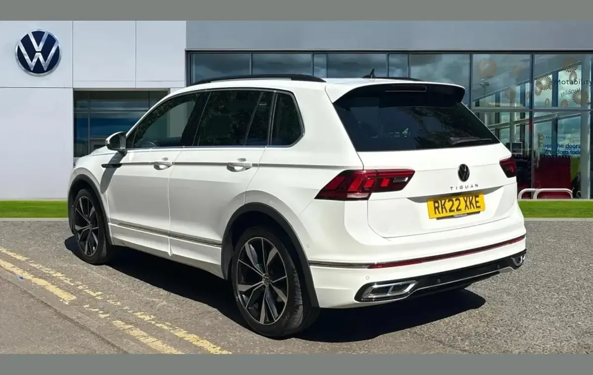 Used VW Tiguan R-line 150 HP (110 kW) 2022 White SUV