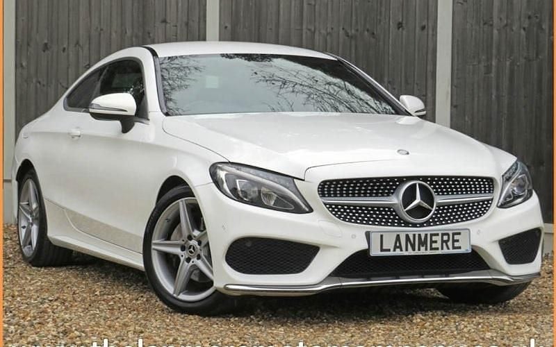 Begagnad Mercedes C220 AMG line 170 HK (125 kW) 2018 Sportkupé