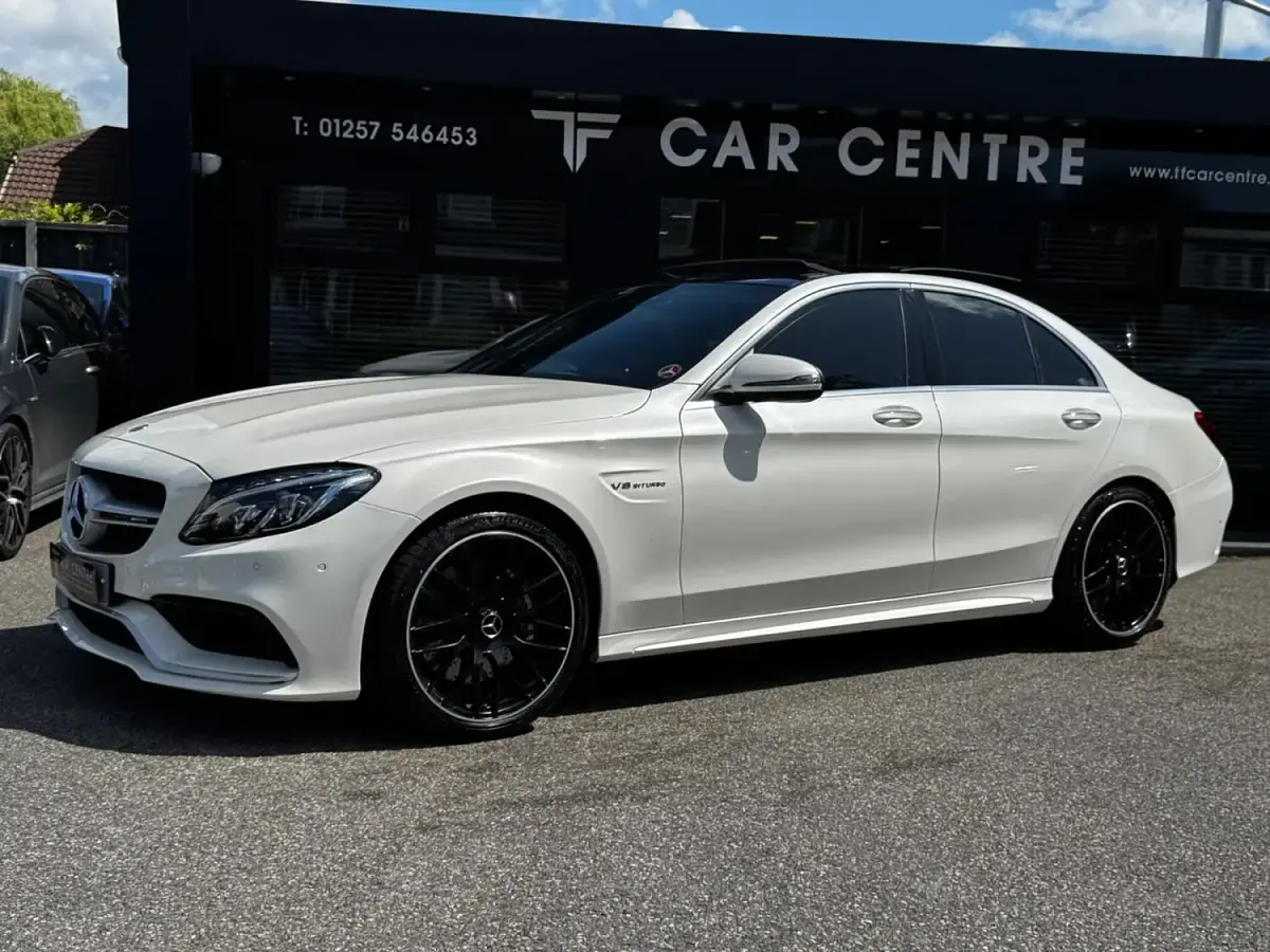 Used Mercedes C63 AMG Premium 2016 White Sedan