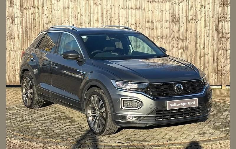 Grey Used 2020 VW T-Roc R-line SUV | £19,799 (Good price) - Image 1/3