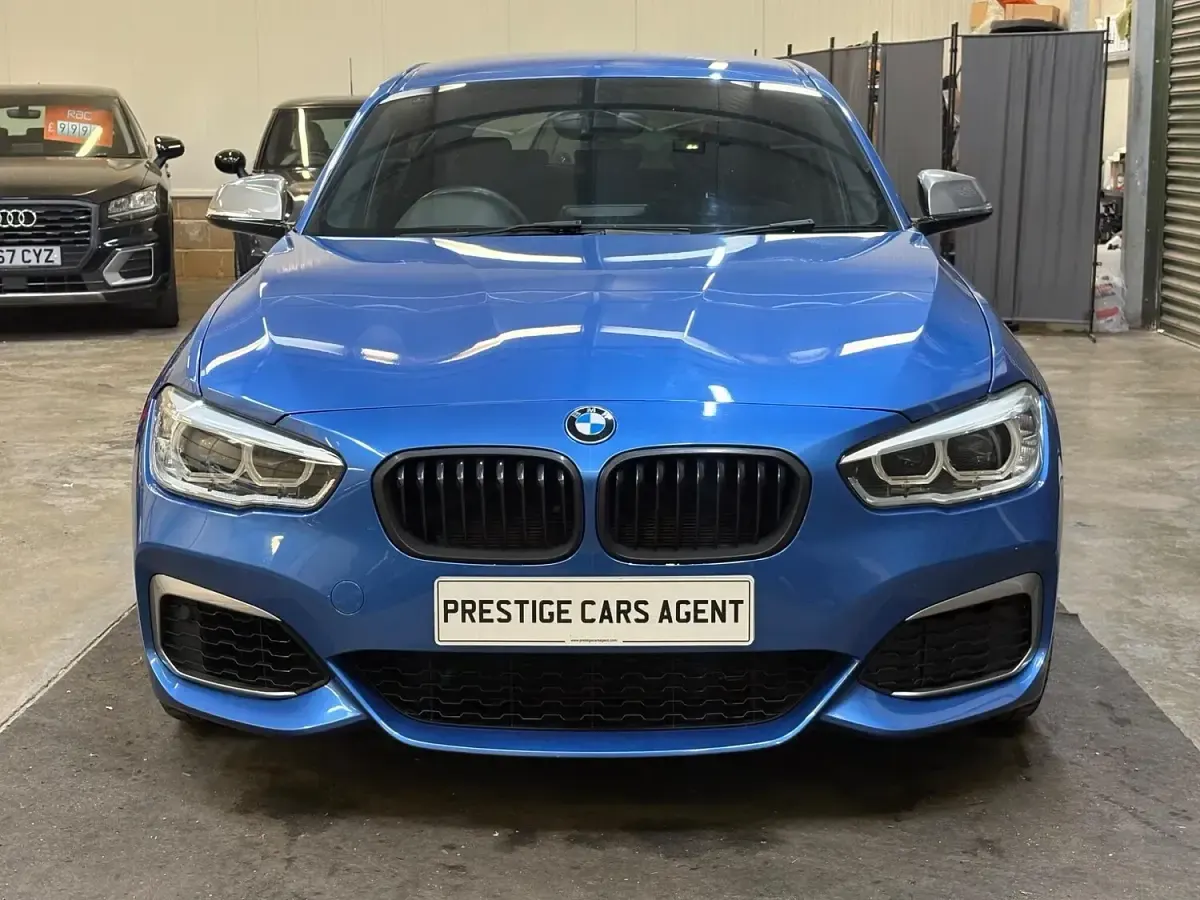 Used BMW M140 M Sport 335 HP (246 kW) 2017 Blue Hatchback