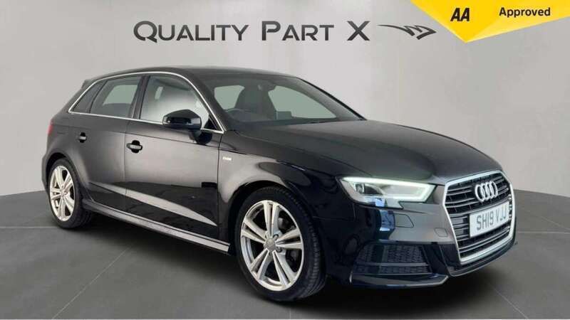 Black Used 2019 Audi A3 S-Line Hatchback | £16,700 (Super price) - Image 1/4