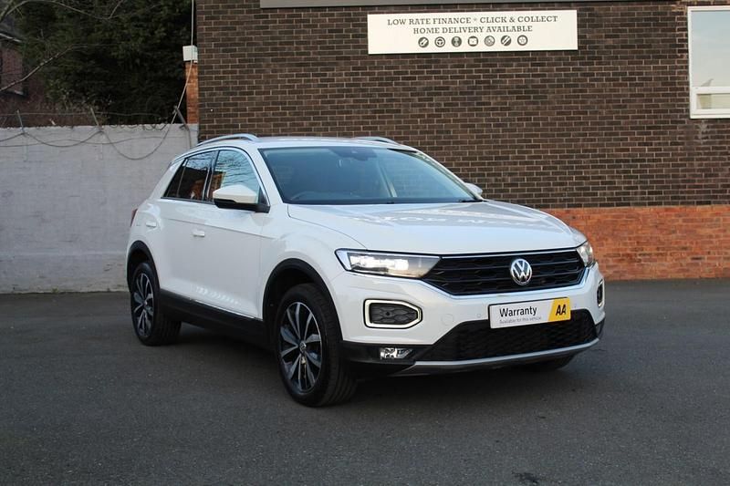 Used VW T-Roc SEL 115 HP (84 kW) 2019 White SUV