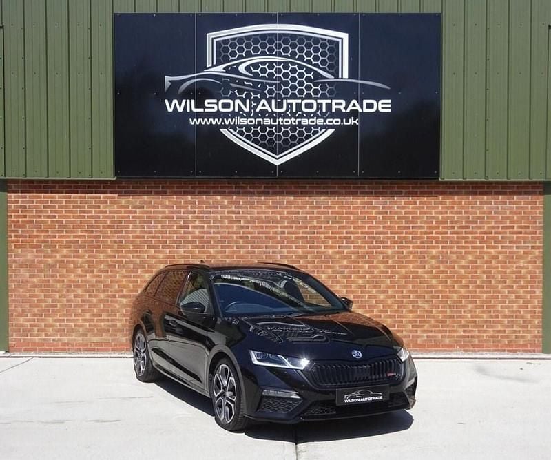 Black Used 2021 Skoda Octavia vRS Estate | £23,990 - Image 1/4
