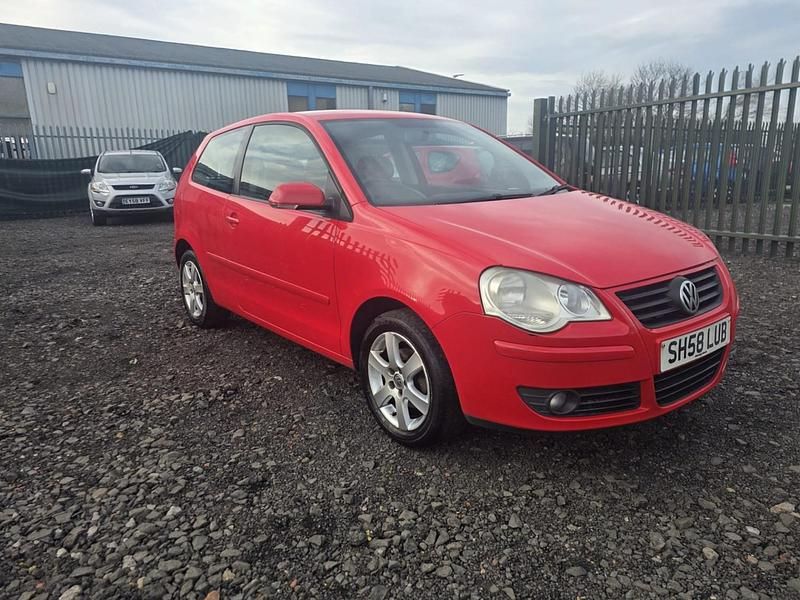 Red Used 2009 VW Polo Match Hatchback | £1,499 (Good price) - Image 1/4