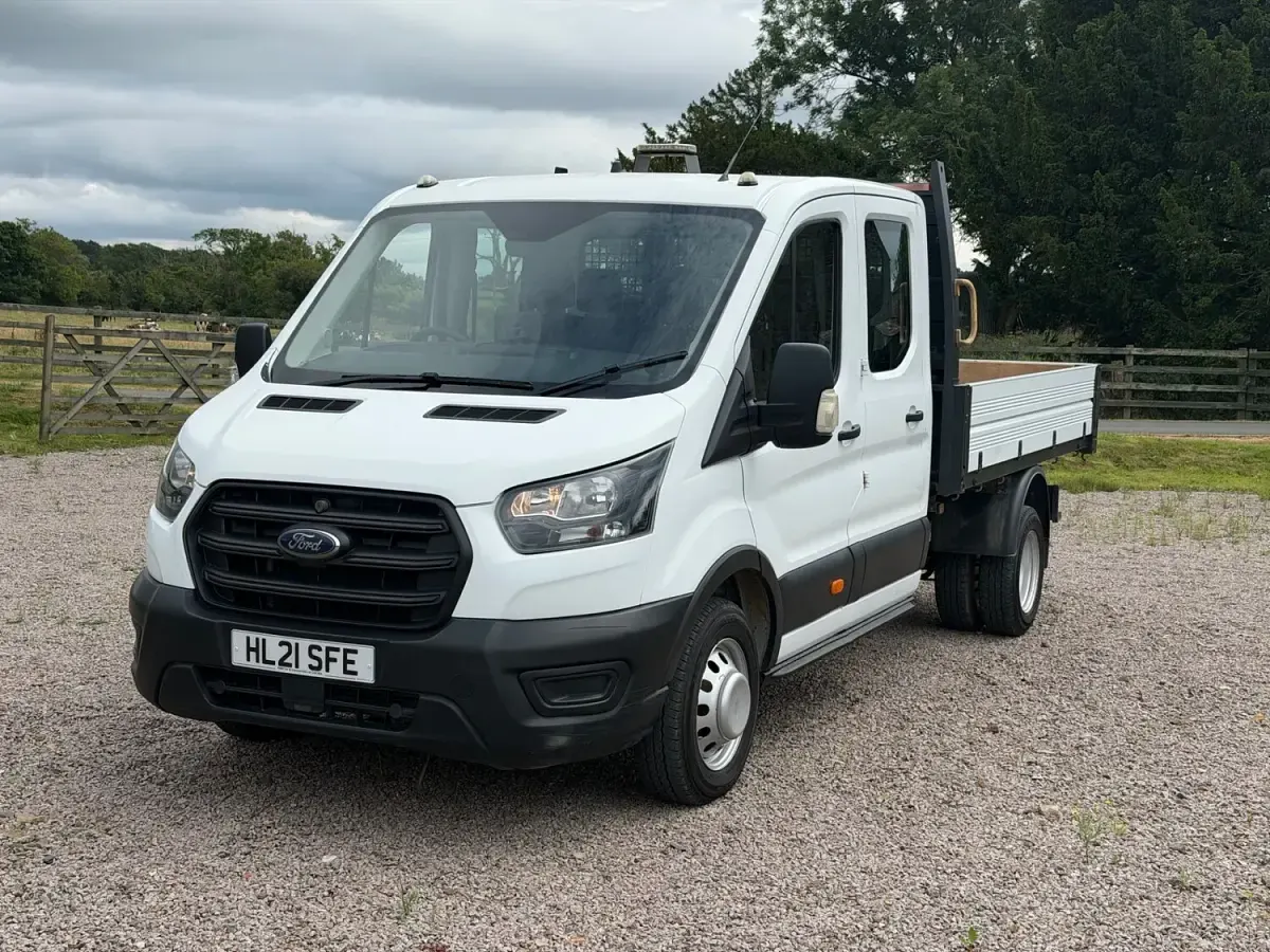 Used Ford Transit 130 HP (95 kW) 2021 White Van