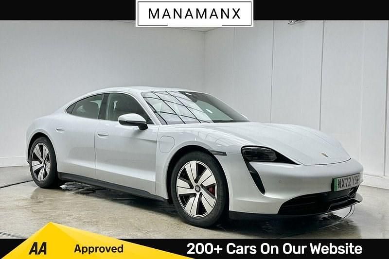 White Used 2022 Porsche Taycan Performance Package Sedan | £43,890 (Fair price) - Image 1/3