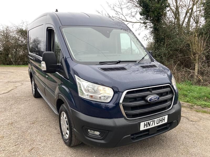 Used Ford Transit Trend 130 HP (95 kW) 2021 Blue Van