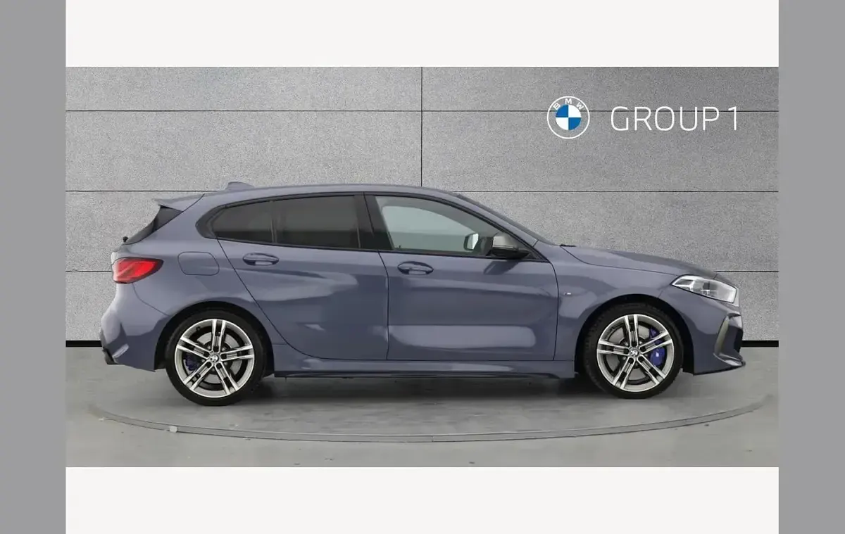 Used BMW M135 Comfort Edition 306 HP (225 kW) 2021 Grey Hatchback